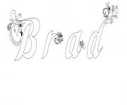 Coloriage Brad