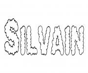 Coloriage Silvain