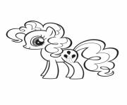 Coloriage petit poney cheval de petite taille dessin