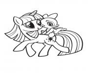 Coloriage my little poney 7 dessin