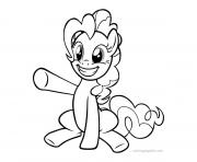 Coloriage poney princesse dessin
