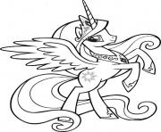 Coloriage izzy moonbow energetic unicorn mlp 5 dessin