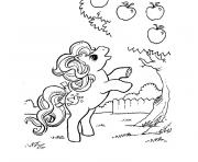 Coloriage petit poney princesse dessin
