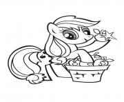 Coloriage my little poney 4 dessin