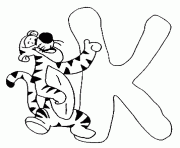 K tigrou dessin à colorier