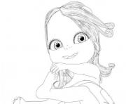 bebe lilly dessin à colorier