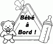 Coloriage bebe mario dessin