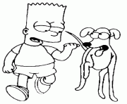 Coloriage Homer Simpson insert brain here dessin