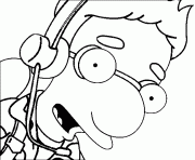 dessin simpson Milhouse est un pilote dessin à colorier