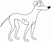Coloriage dessin simpson chien petit papa noel