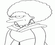 Coloriage Marge de face dessin