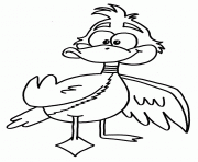 Coloriage dessin animaux canard bis