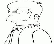 Homer Simpson jeune dessin à colorier