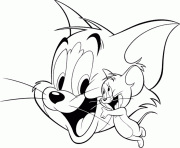 Tom et Jerry dessin à colorier