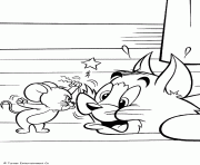 Coloriage Jeux d eau pour Tom et Jerry dessin