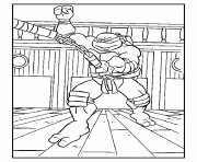 Coloriage tortue ninja 43 dessin