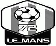 foot logo Le Mans dessin à colorier