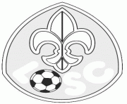 foot logo Lille LOSC dessin à colorier