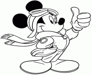 Coloriage Mickey c est magique dessin