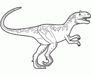dessin dinosaure allosaurus dessin à colorier
