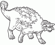 dessin dinosaure ankylosaure dessin à colorier
