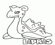 pokemon 131 Lapras dessin à colorier