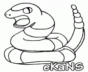 pokemon 023 Ekans dessin à colorier