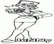 Coloriage pokemon Jenny