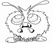 pokemon 048 Venonat 2 dessin à colorier