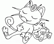 Coloriage Mew Pokemon dessin