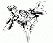 Superman dessin à colorier