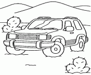 Coloriage voiture de sport dessin