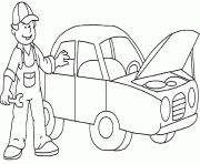 Coloriage voiture opel dessin