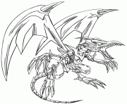 dragon en acier dessin à colorier