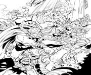 Avengers monsters Printable dessin à colorier