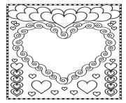 Coloriage dessin saint valentin 145 dessin