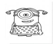 Coloriage Phil Minion Holds a Rocket dessin