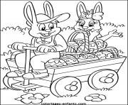 Coloriage decorative oeuf de paques dessin