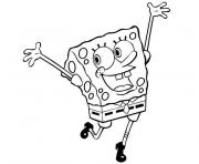 Coloriage bobleponge Squarepants dessin