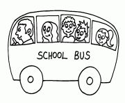 Coloriage dessin bus enfant 1 dessin