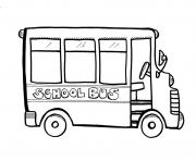 Coloriage dessin bus enfant 19 dessin