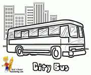 Coloriage dessin bus enfant 4 dessin