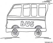 Coloriage dessin bus enfant 47 dessin