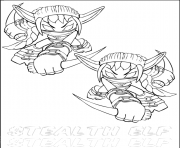 Coloriage dessin skylanders 9 dessin