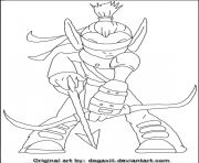 Coloriage dessin skylanders 121 dessin