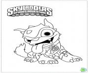 Coloriage skylanders giants fire hot dog saison 1 dessin