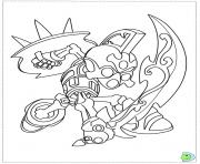 Coloriage skylanders giants life first edition tree rex dessin