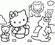 dessin hello kitty 186 dessin à colorier