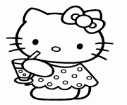 Coloriage dessin hello kitty 198 dessin