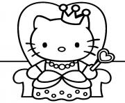 dessin hello kitty 17 dessin à colorier